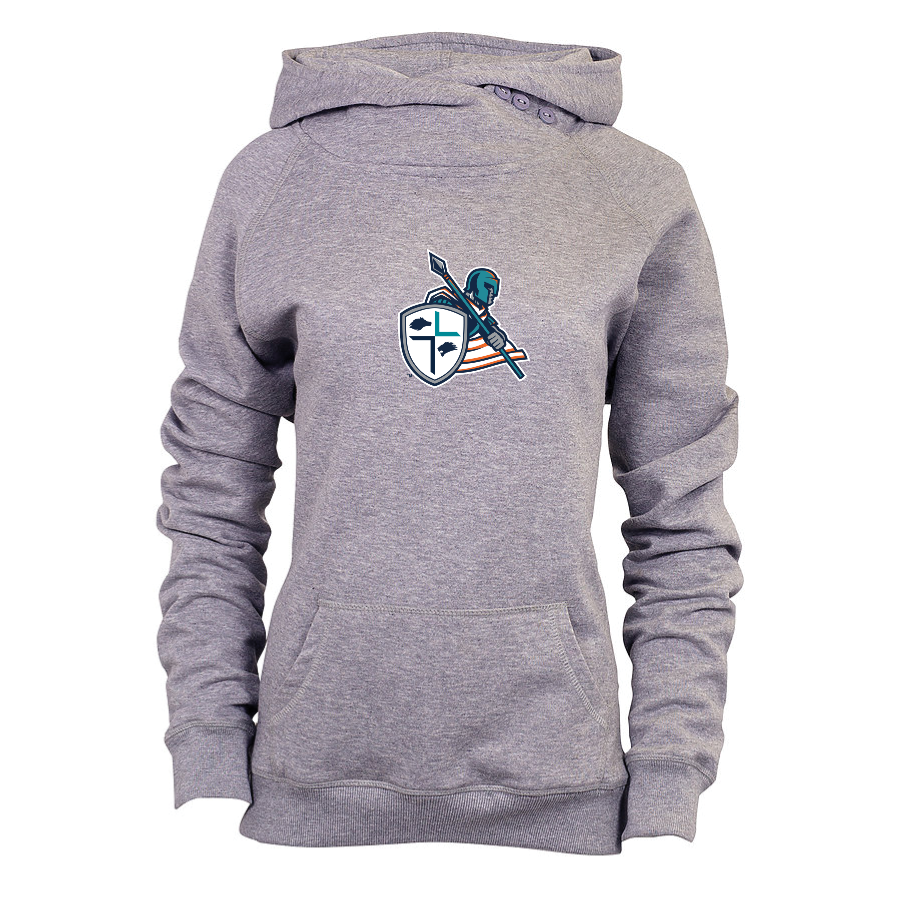 God shield asymmetric hoodie clearance